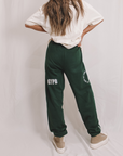 Affirmations Collection Sweat Set Forest Green Sweatpants