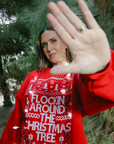 Flockin' Around the Christmas Tree Red Sweater