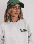 Affirmations Collection Sweat Set Ash Sweatshirt