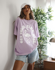 Get Your Pink Back Violet Pigment Dyed Puffy Tee