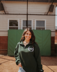 GYPB Varsity Collection Forest Green Quarter Zip