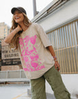Luck Be a Lady Beige Tee