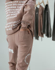 Dusty Pink Relaxed Fit Sweatpants