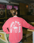 Get Your Pink Back Flamingo Pink Crewneck