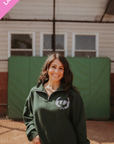 GYPB Varsity Collection Forest Green Quarter Zip