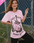 Free Bird Pink Tee
