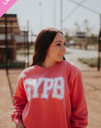 GYPB Flamingo Pink Varsity Crewneck
