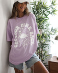 Get Your Pink Back Violet Pigment Dyed Puffy Tee