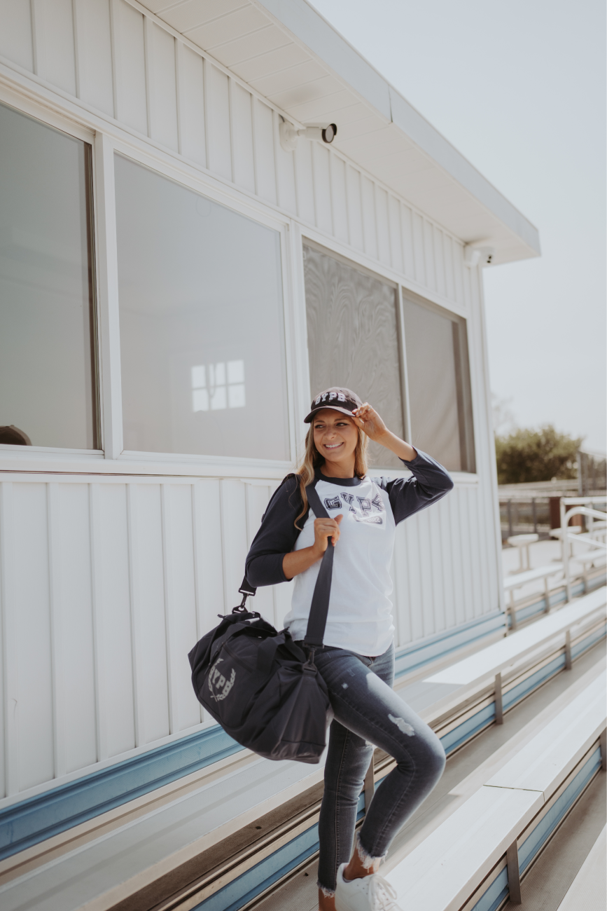 Varsity Collection GYPB Duffle Bag – Get Your Pink Back