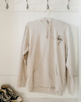 Get Your Pink Back Pigment Dyed Ivory Hoodie