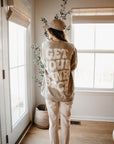 Get Your Pink Back Pigment Dye Neutral Crewneck