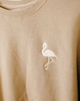 Get Your Pink Back Pigment Dye Neutral Crewneck