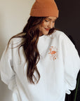 Get Your Pink Back White Crewneck