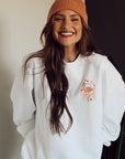Get Your Pink Back White Crewneck