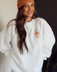 Get Your Pink Back White Crewneck