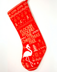 Flockin' Around the Christmas Tree Stocking