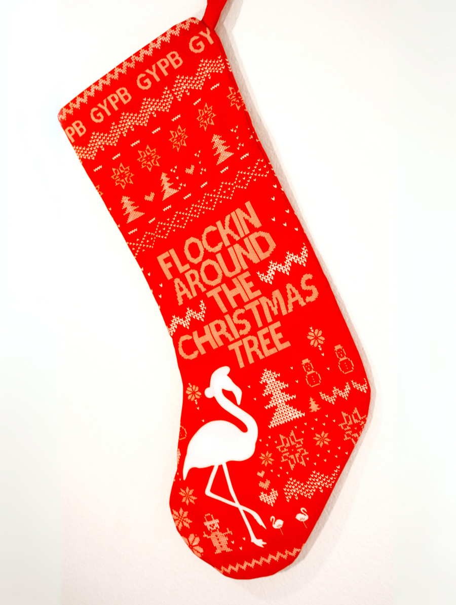 Flockin' Around the Christmas Tree Stocking