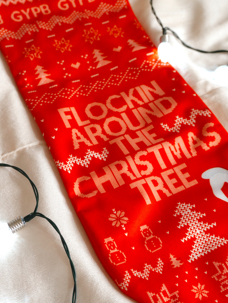 Flockin' Around the Christmas Tree Stocking