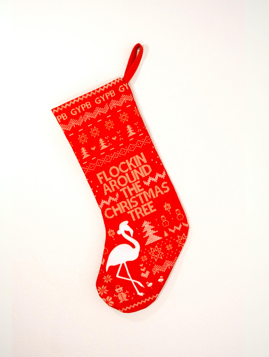 Flockin' Around the Christmas Tree Stocking