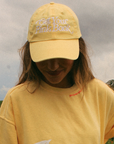 Get Your Pink Back™ Feather Line Yellow Dad Hat