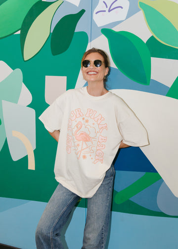 Get Your Pink Back Natural Tee