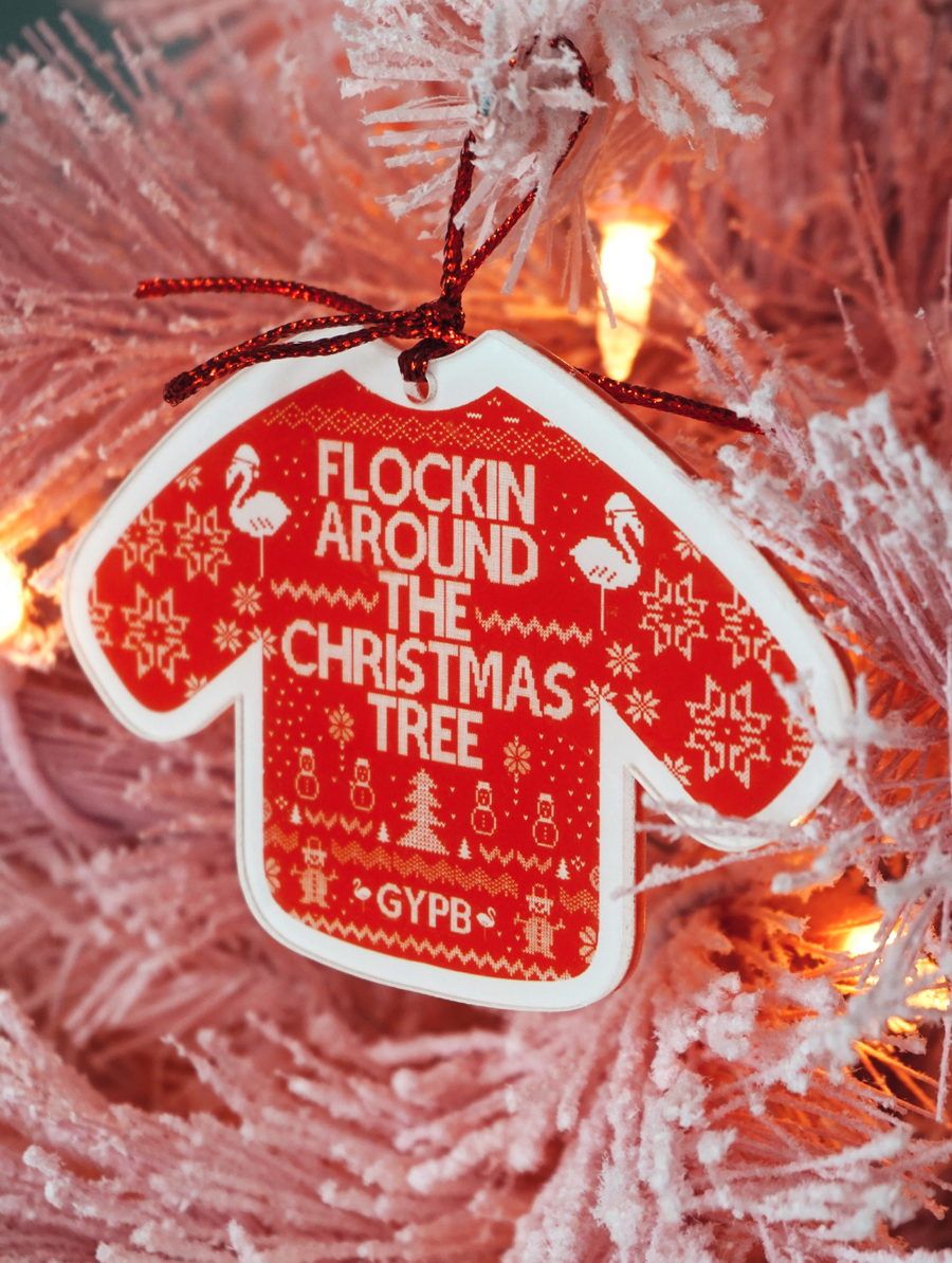 Flockin' Around the Christmas Tree Sweater Ornament