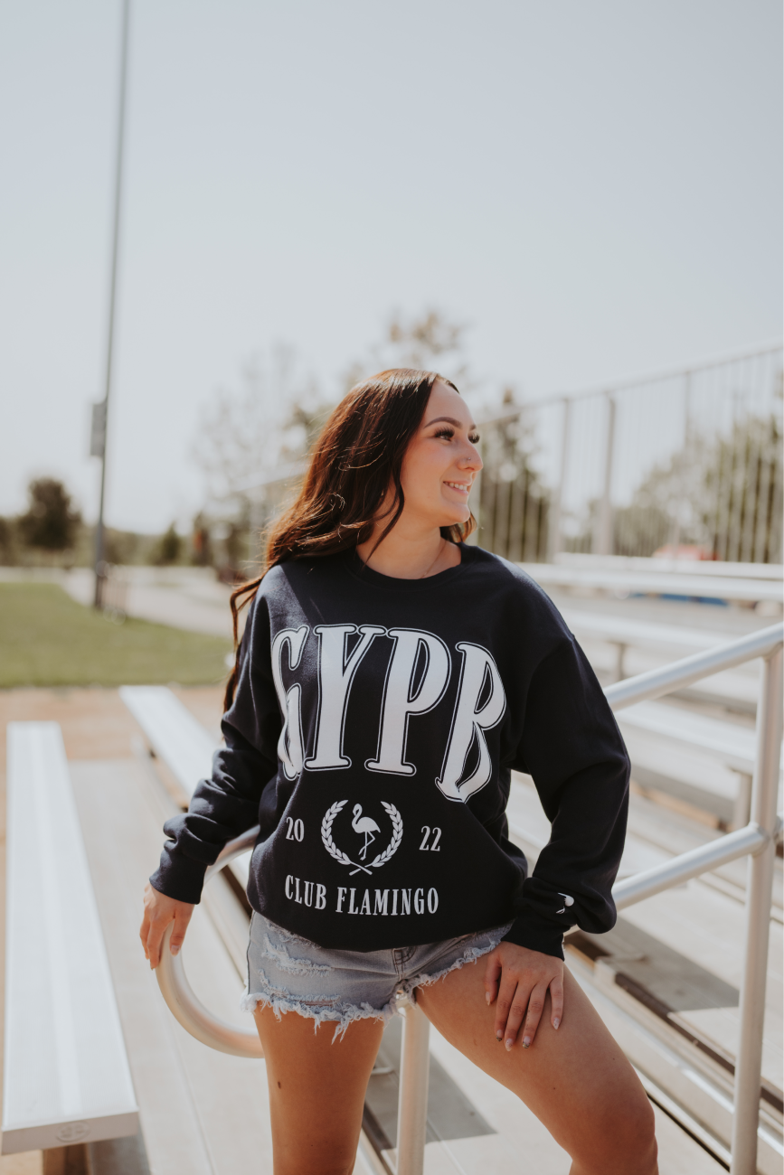 Varsity Collection GYPB Club Flamingo Crewneck