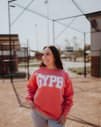 GYPB Flamingo Pink Varsity Crewneck