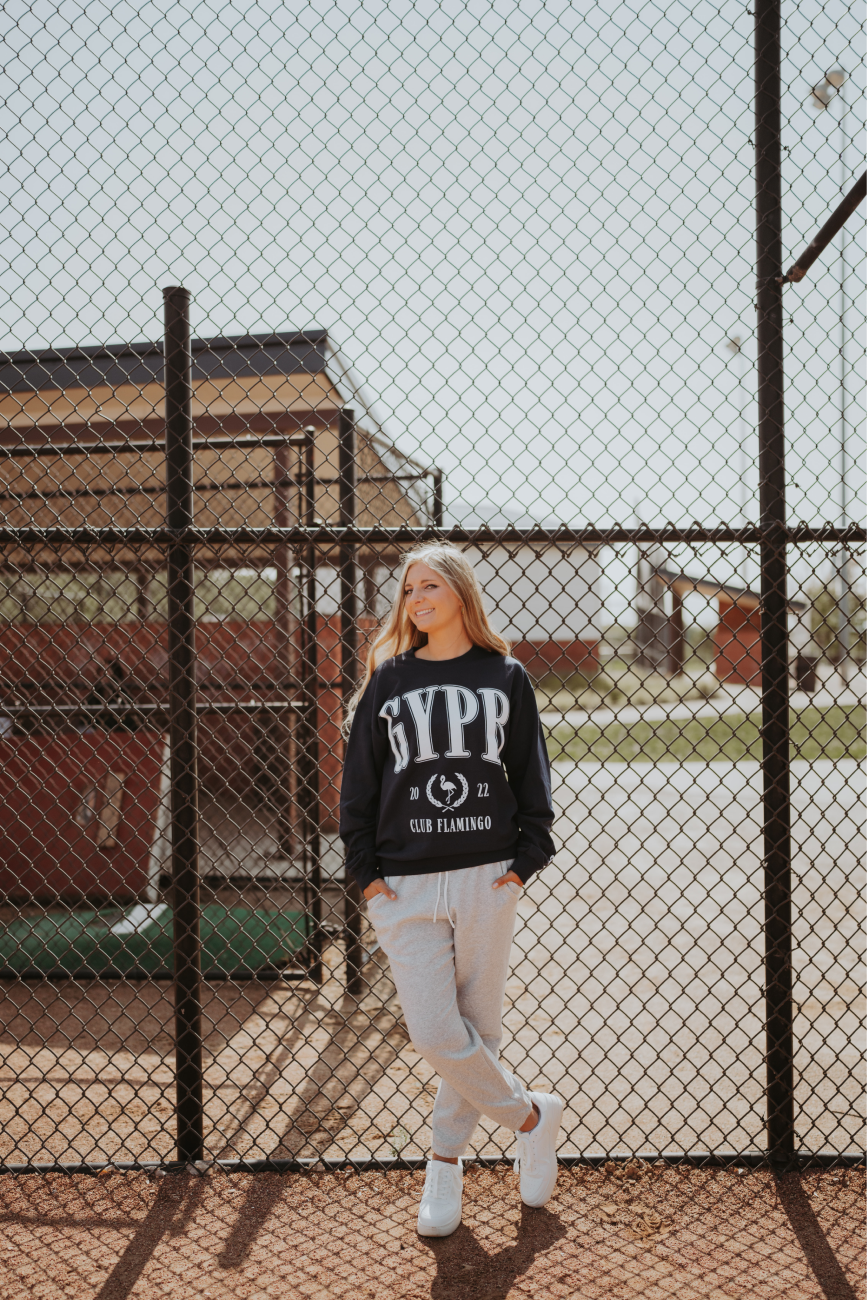 Varsity Collection GYPB Club Flamingo Crewneck