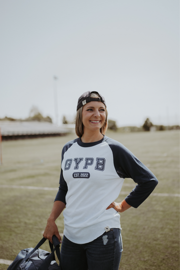 Varsity Collection Navy Three Quarter Sleeve Tee