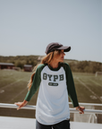 Varsity Collection Forest Green Three Quarter Sleeve Tee