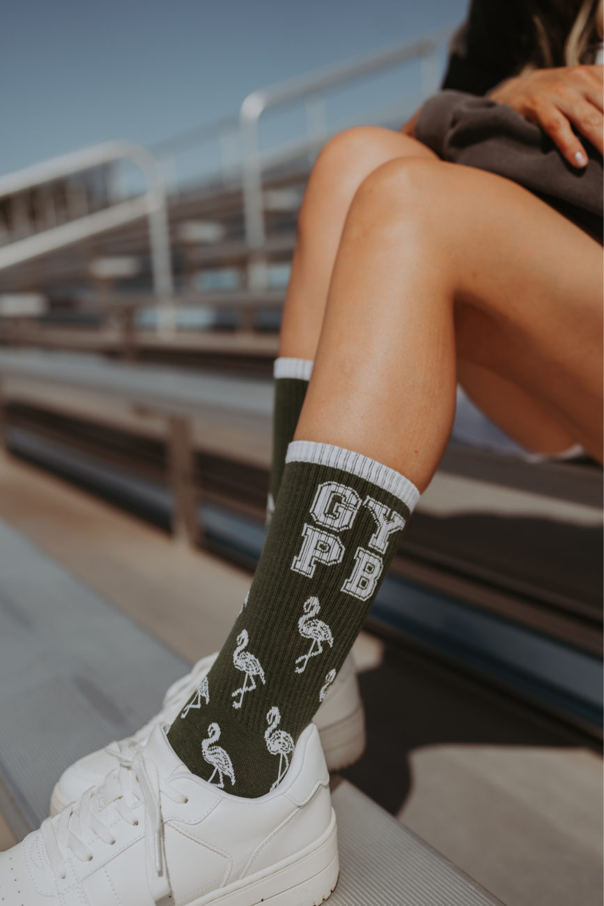 GYPB Varsity Collection Green Sock