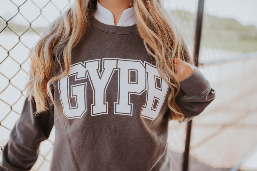 GYPB Grey Varsity Crewneck