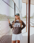 GYPB Grey Varsity Crewneck