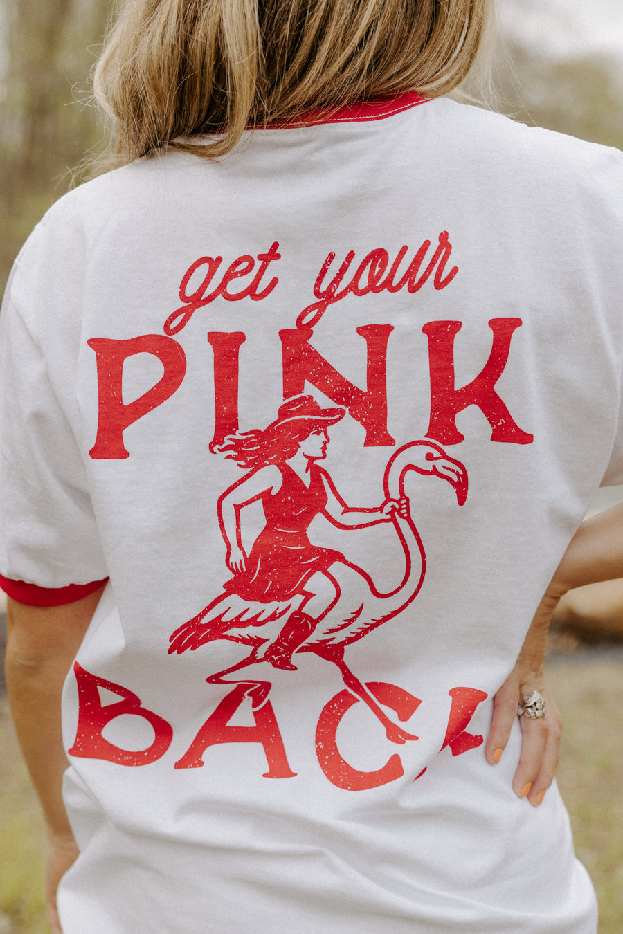 Camp GYPB® Western Ringer Tee – Get Your Pink Back®