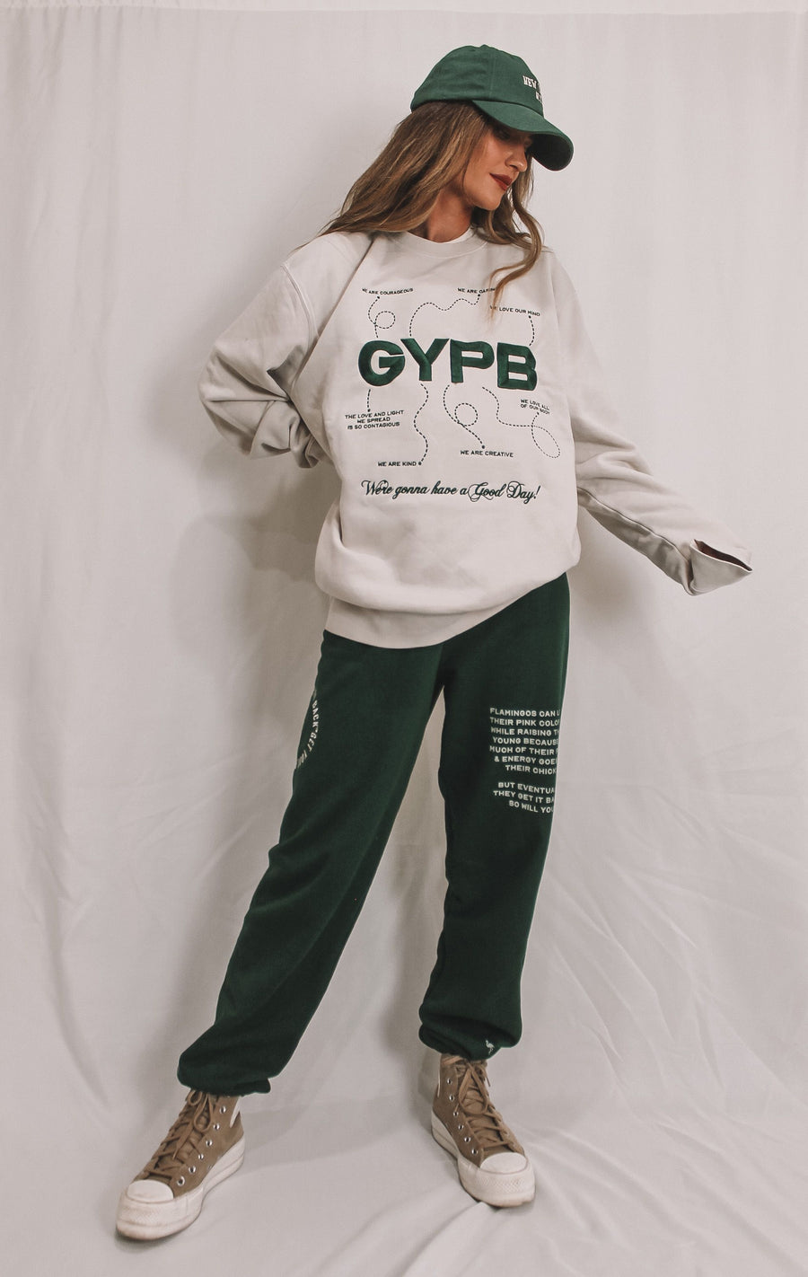 Last Chance! Affirmations Collection GYPB Cream Crewneck