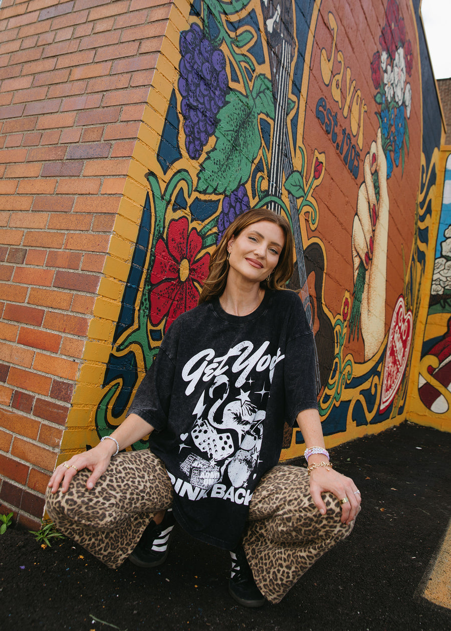 Luck Be a Lady Black Tee