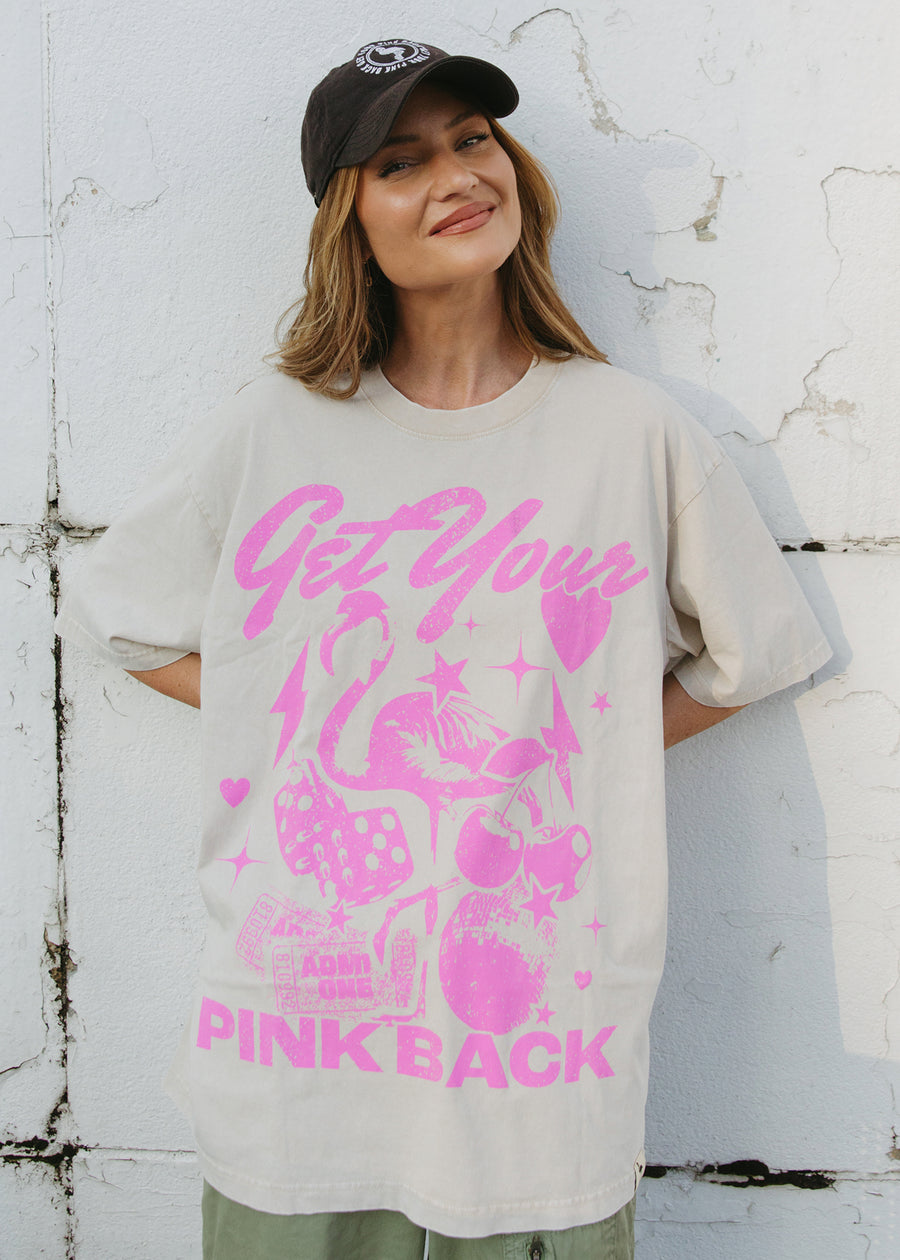 Luck Be a Lady Beige Tee