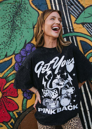 Luck Be a Lady Black Tee