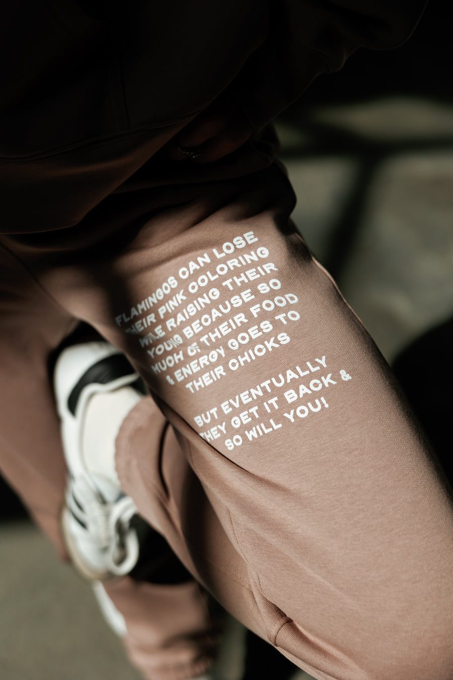 Dusty Pink Relaxed Fit Sweatpants