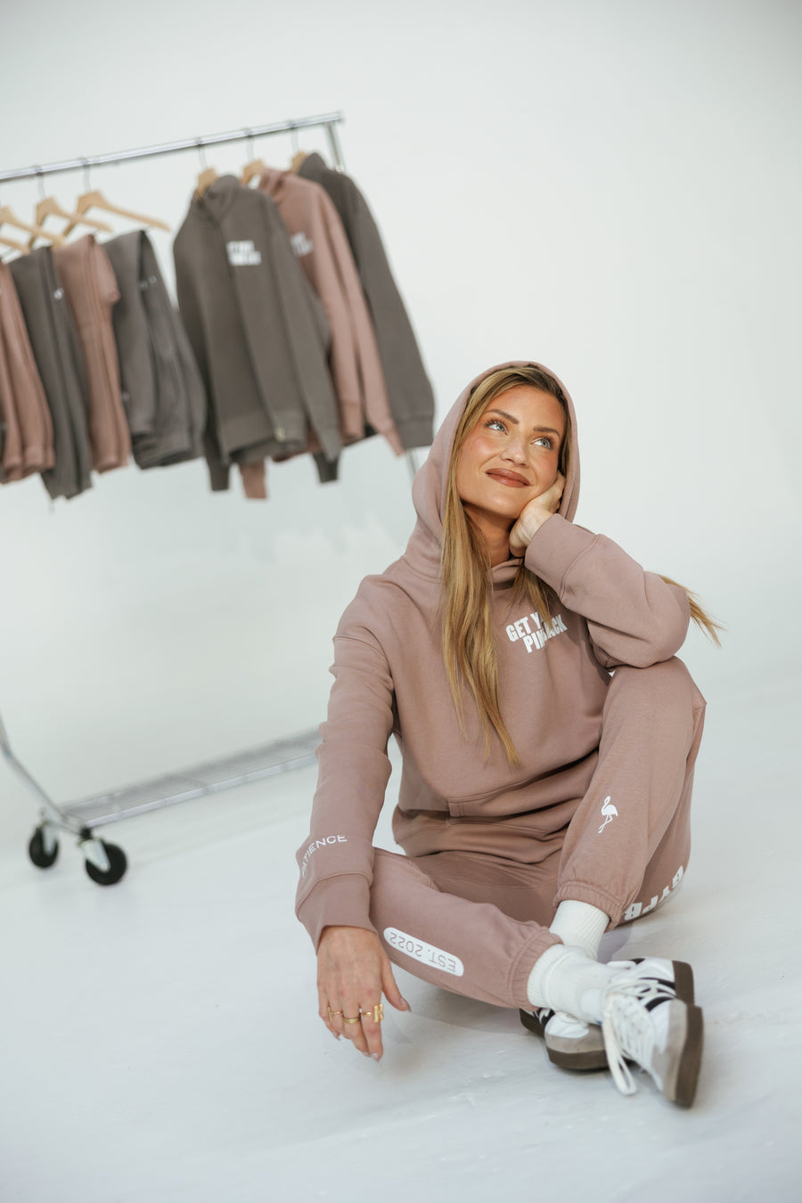 Dusty Pink Relaxed Fit Sweatpants