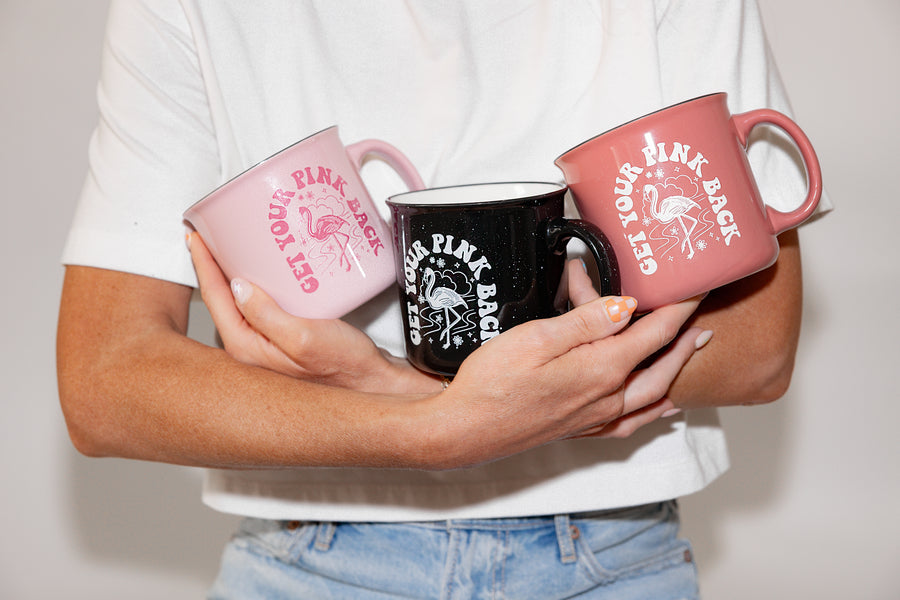 Get Your Pink Back Ceramic Mug