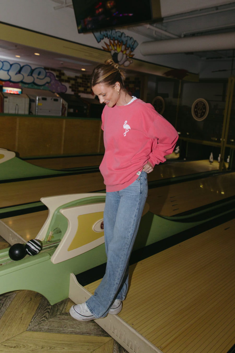 Get Your Pink Back Flamingo Pink Crewneck