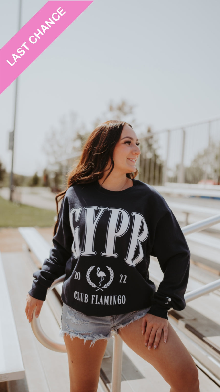Varsity Collection GYPB Club Flamingo Crewneck