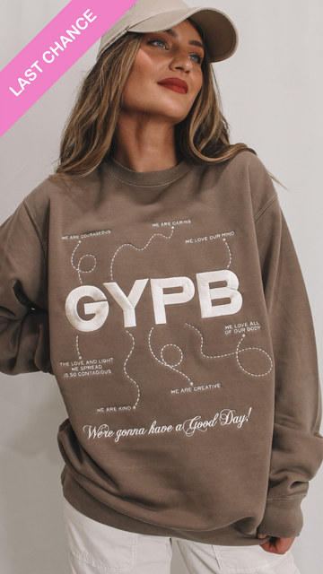 Last Chance! Affirmations Collection GYPB Clay Crewneck