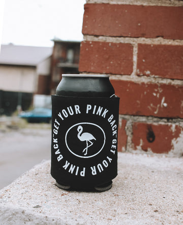 Black & White Collection Get Your Pink Back™ Koozie