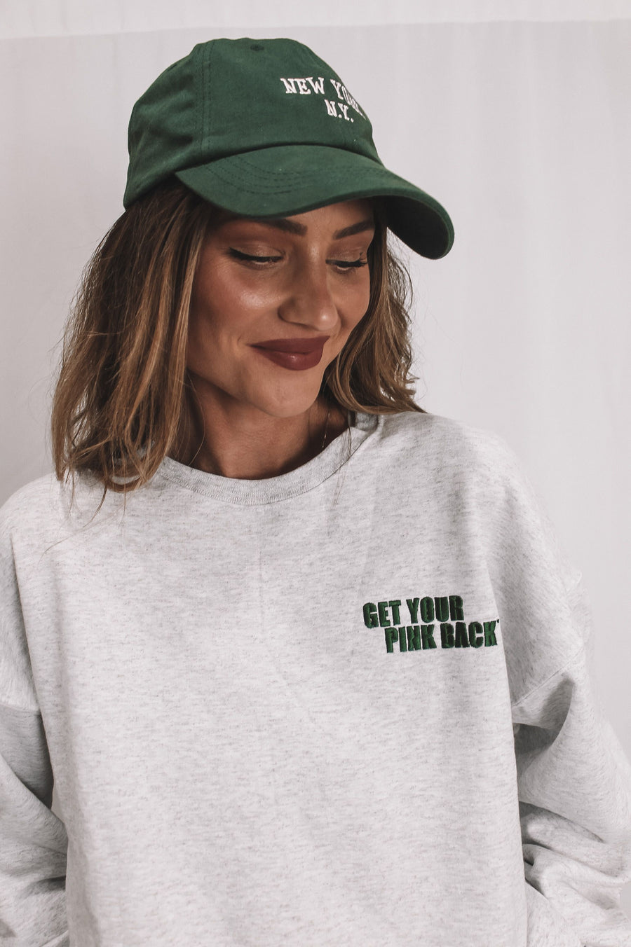 Affirmations Collection Sweat Set Ash Sweatshirt