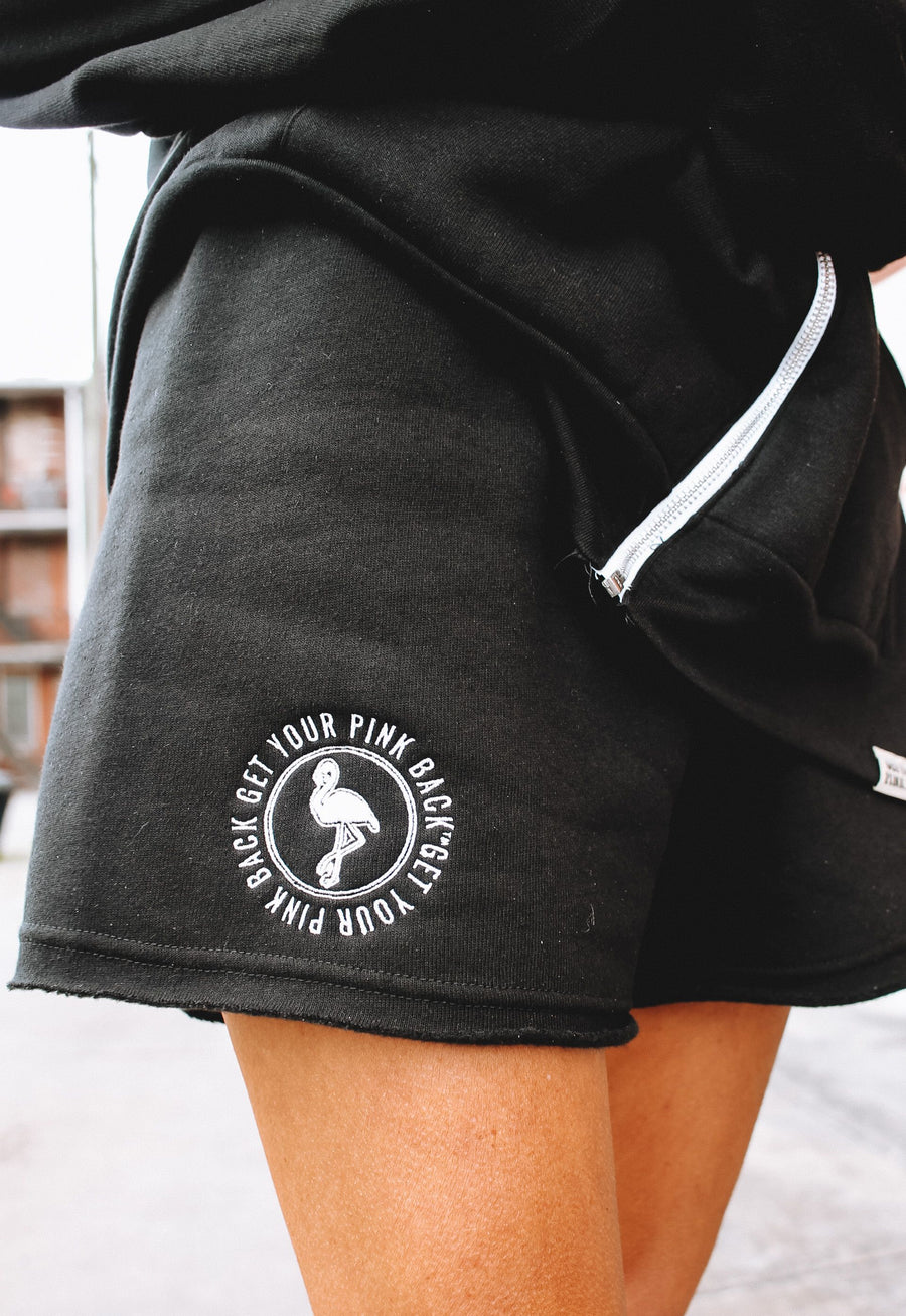 Black & White Collection Get Your Pink Back™ Sweatshorts