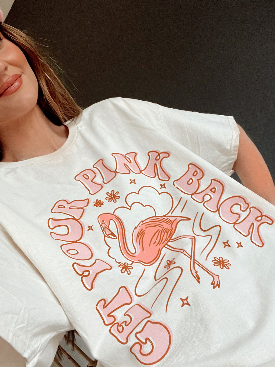 Get Your Pink Back Natural Tee