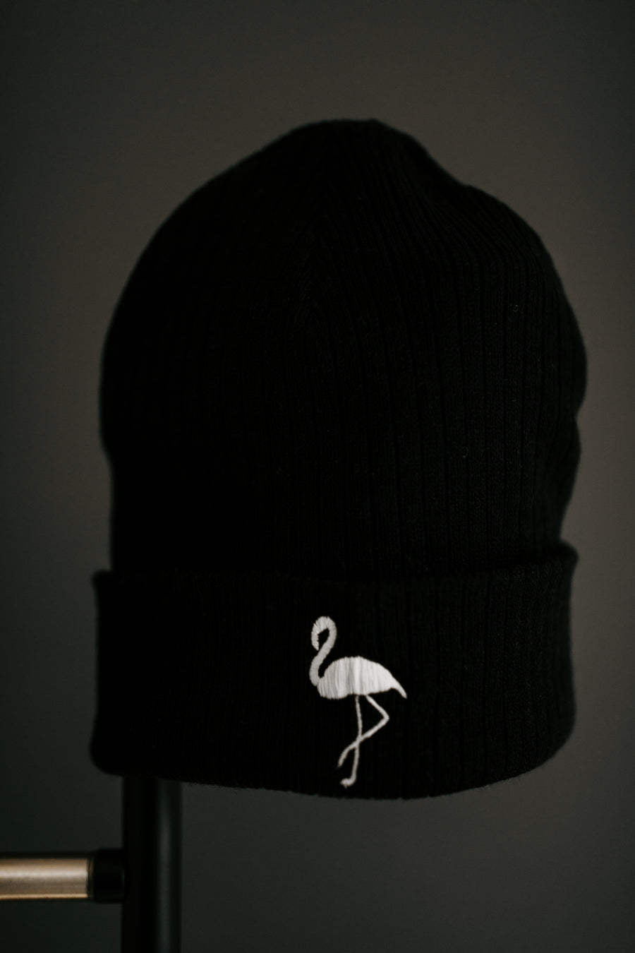 Get Your Pink Back  Embroidered Black Beanie